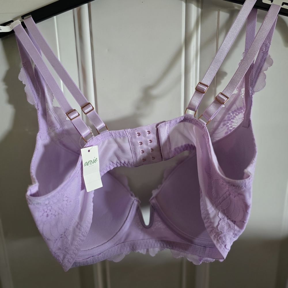 Aerie Lilac Lace Bra - Picture 2 of 4